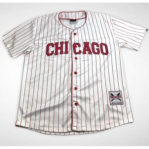 Noiz Champion Game All Star League Collection Pin Stripe Chicago Jersey Size XL!